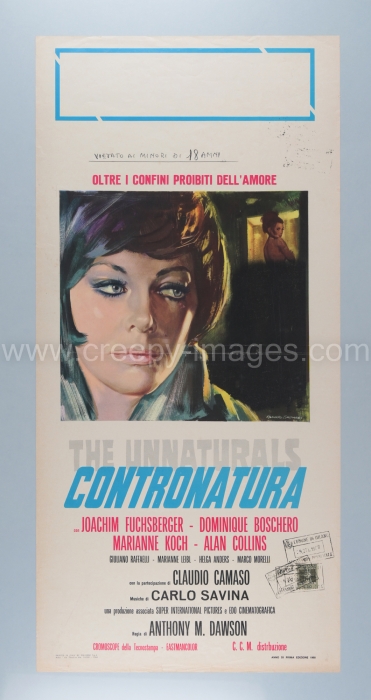 Schreie in der Nacht / The Unnaturals - Contronatura – Italienisches Locandina